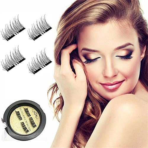 False Eyelashes (No GLUE) 3D Dual False