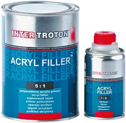 Inter TROTON Acrylic Primer Filler Hs 2 K 5: 1 – 2,5l + 0.5L White