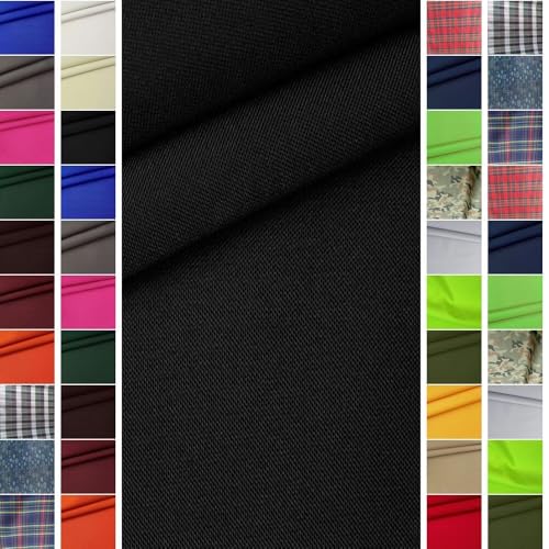 stoffbook Tejido Nylon Cordura 600D Robusto Negro, C633
