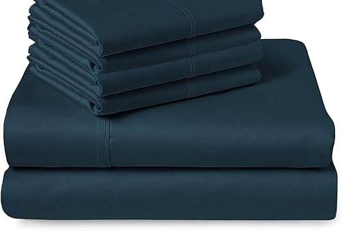 Juego de sábanas de tamaño King de Alaska, juego de 6 piezas, sábanas de lujo para hotel de 600 hilos, 100% algodón orgánico extra suave, ajuste Juego de sábanas de tamaño King de Alaska, juego de 6 piezas, sábanas de lujo para hotel de 600 hilos, 100% algodón orgánico extra suave, ajuste