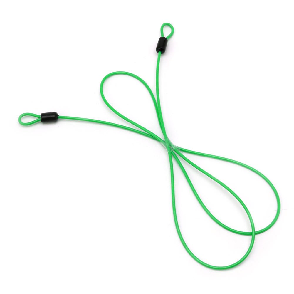 DRAGONRUN Cable Lock Cycling Sports Stainless Bike Security Cable Scooter Lock with Double End U-Locks with Padlocks, Black