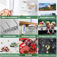 EZlifego Doppelseitiges Klebeband Extra Stark, Transparent Nano Tape, Abnehmbar Wänden Klebestreifen, Klebriges Posterband zur Dekoration, Poster Strips Klebepads, Double Sided Tape - 3 meter – Ansicht 4