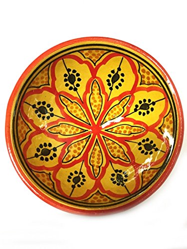 Orientalische Keramikschale Keramikteller Rund Amoda Ø 17cm Groß | farbige marokkanische Keramik Schale Teller bunt aus… – Bild 2