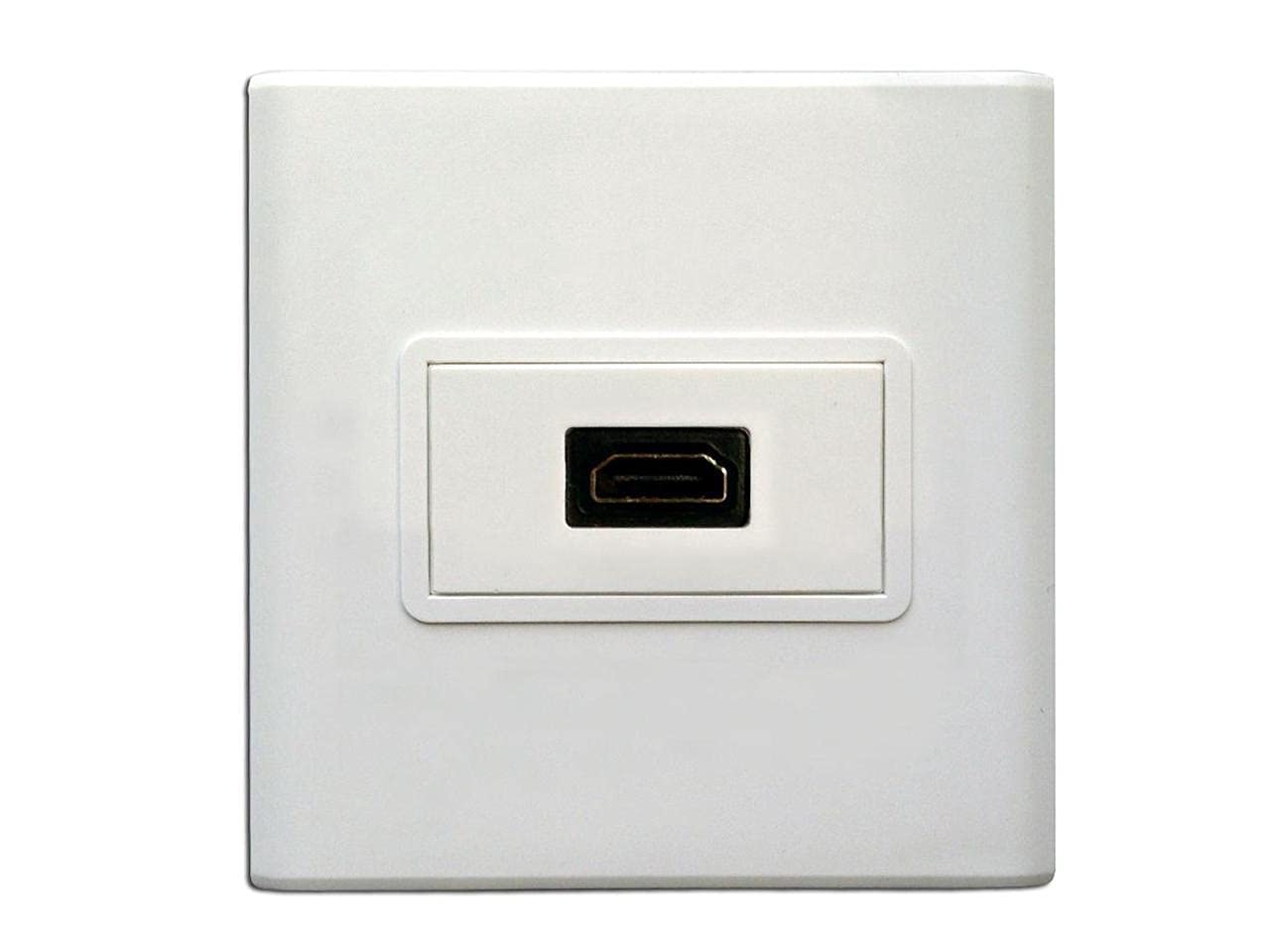 ELECTRO WOLF HDMI Multimedia Modular Wall Face Plate Socket Plug Jack Cable or Adapter for Home and Office (HDMI)