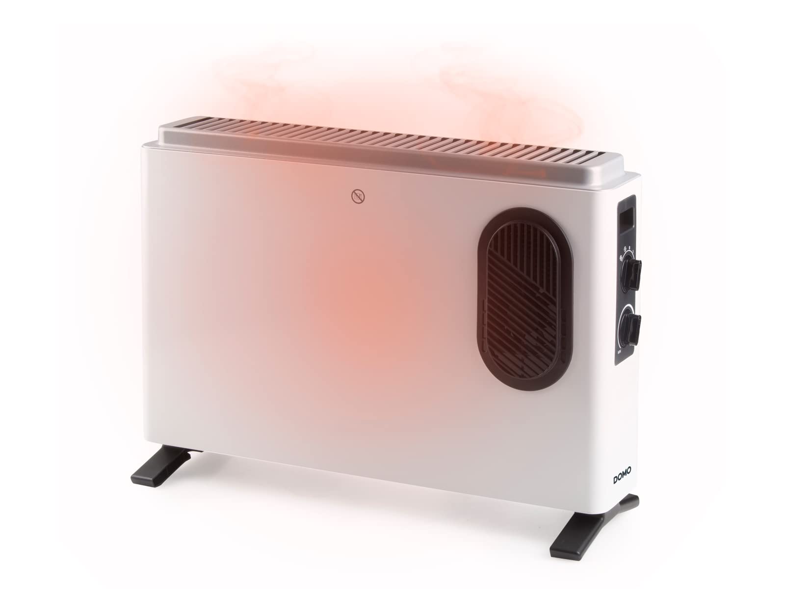 DOMO DO7351CH - Convector de calefacción - Turbo - 4 posiciones - 2000 W blanco