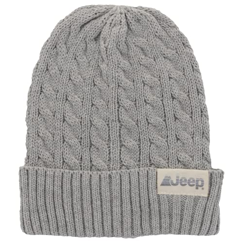 Jeep Women's 3 Piece Cable Knit Scarf, Beanie, and Gloves Set - One Size Fits Most2