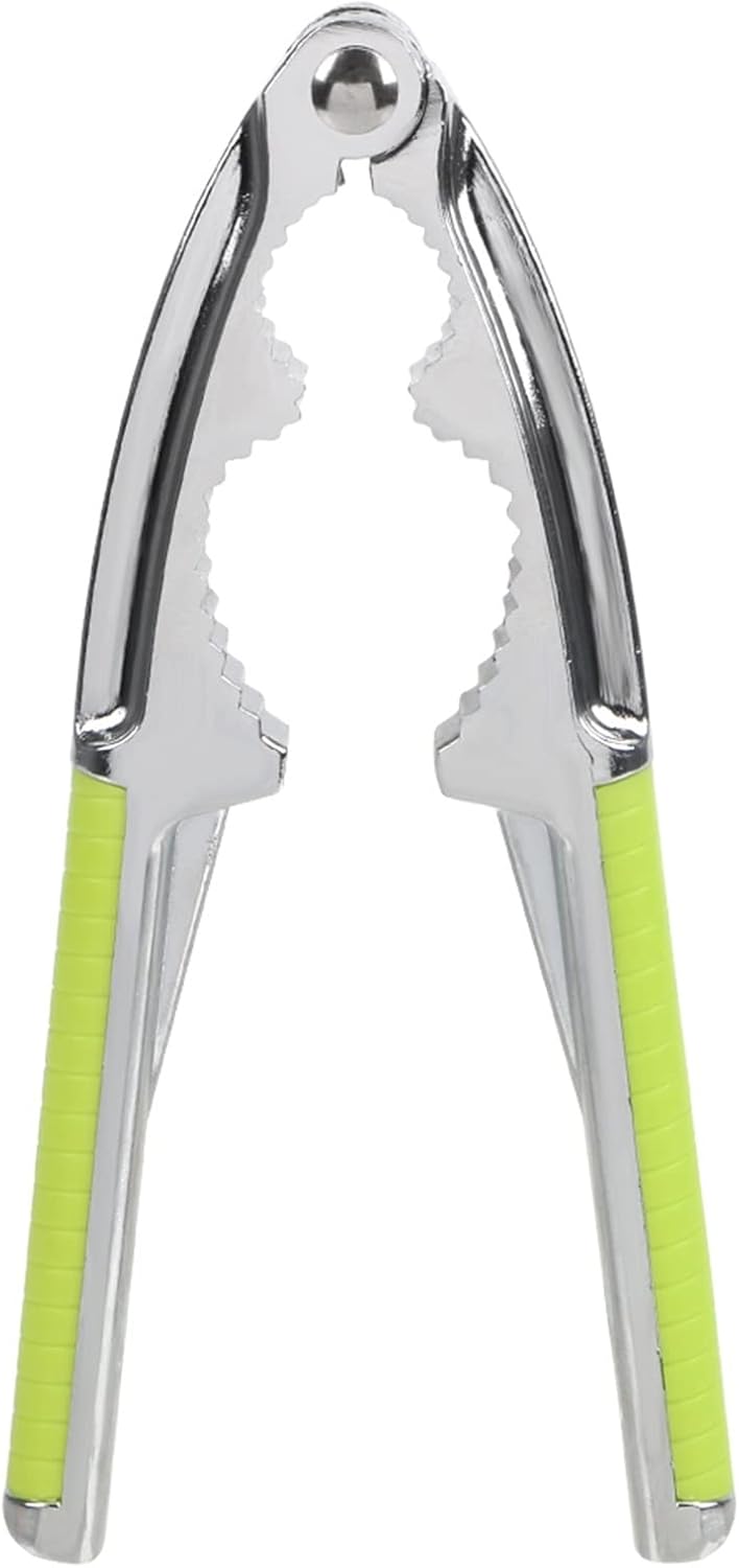 Nutcracker, Multi-Function Stainless Steel Nutcracker Pecan Hazelnut Pliers Quick Walnut Cracker Nut Cracker Opener (Green)
