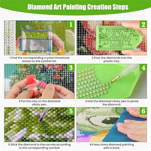 Diamond Painting Kit Complet Broderie Diamant Strass Cristal E538 - 7