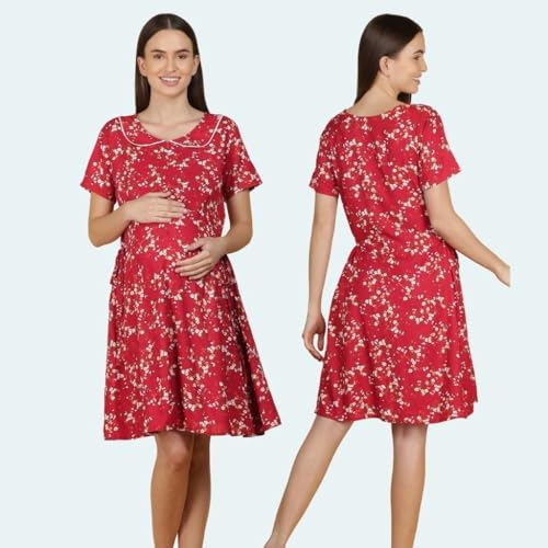 Image of Morph Maternity | Maternity Dresses for Women | Fits During Pregnancy & Post Pregnancy | Back Tie to Adjust