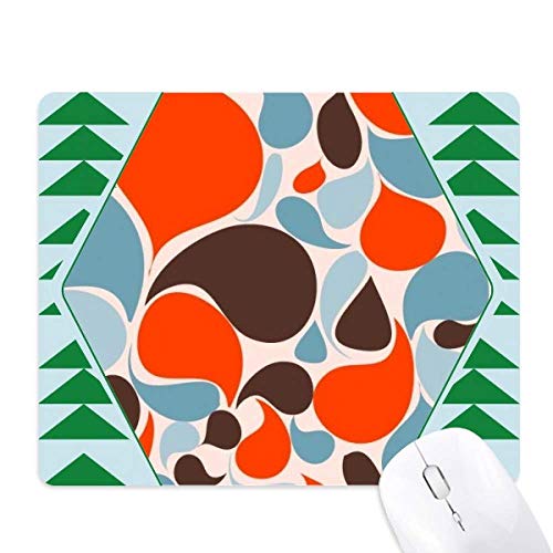 Tapis de souris green pine tree antidérapant pour éviter la fatigue du poignet