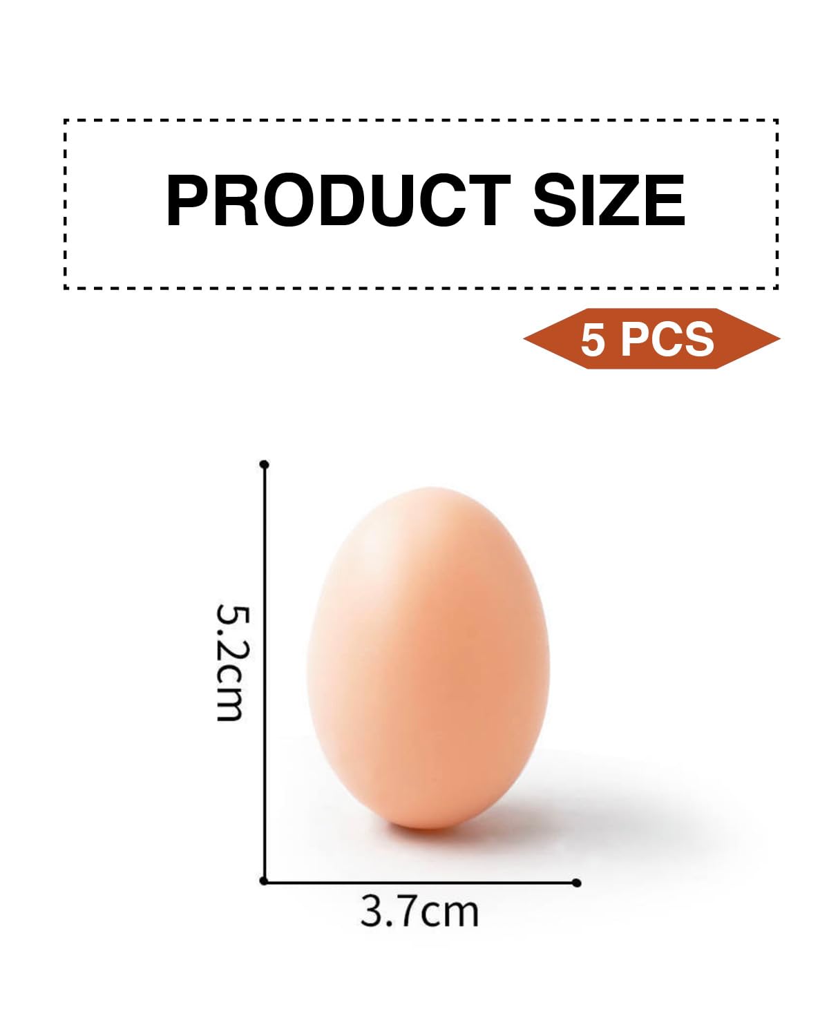 Faux Œufs en Silicone 5 Pièces, Œufs Artificiels Simulation, Aide Ponte Volaille, Œufs Bricolage Peinture Pâques
