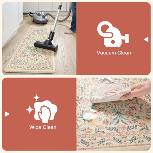 Collive Anti Fatigue Mats for Kitchen Floor, Padded Rugs 17"x59"+17"x29" - image 3