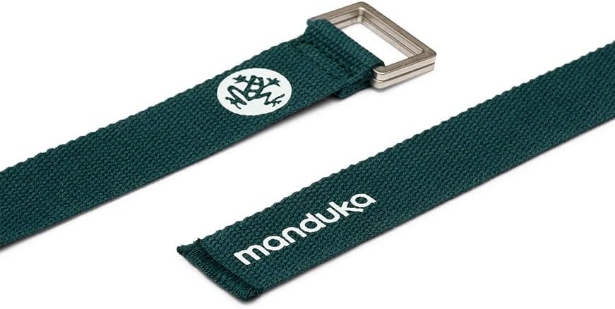 Manduka Unfold Yoga Strap - Lightweight Cotton, Secure, Slip Free Support, Various Sizes and Colors