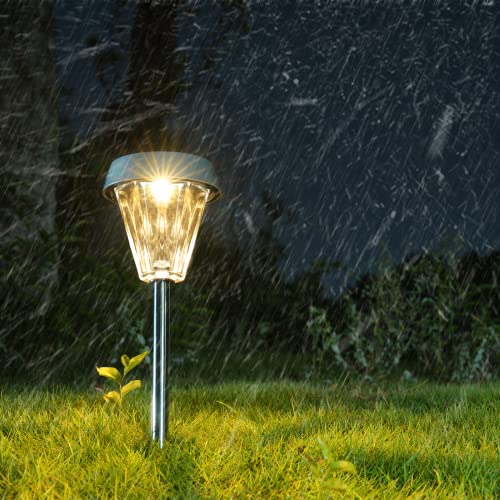 Aulanto Solar Pathway Lights Outdoor 6Pack,Rgb Chaning 40Lum Bright Walkway, Garden Lights Solar Powered Waterproof For Pathway Yard Lawn Walkway #TOP13