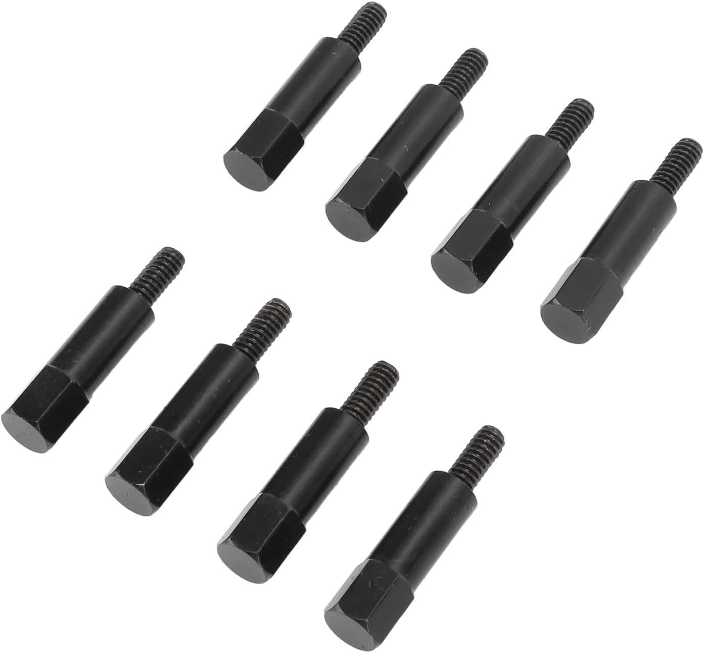 Edelbrock Valve Cover Bolts Sbc,Pickup C10 Valve Cover Bolts,Car Valve Cover Bolt Set,8pcs Car Valve Cover Bolt Nut Black Powder Coated Replacement for SBC Small Block 283 305 327 350 383 400