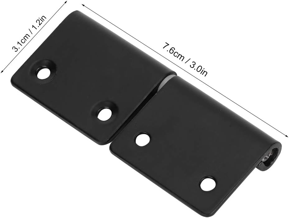 Door Hinges, Door Hinge Gate Hinges Cabinet Hinges Interior Door Hinges 6Pcs Stainless Steel Heavy Duty Flag Shaped for Cabinet Cupboard Furniture