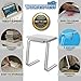 Mesa plegable portatil STARLYF Table Express (Original), mesa auxiliar ajustable 6 alturas...