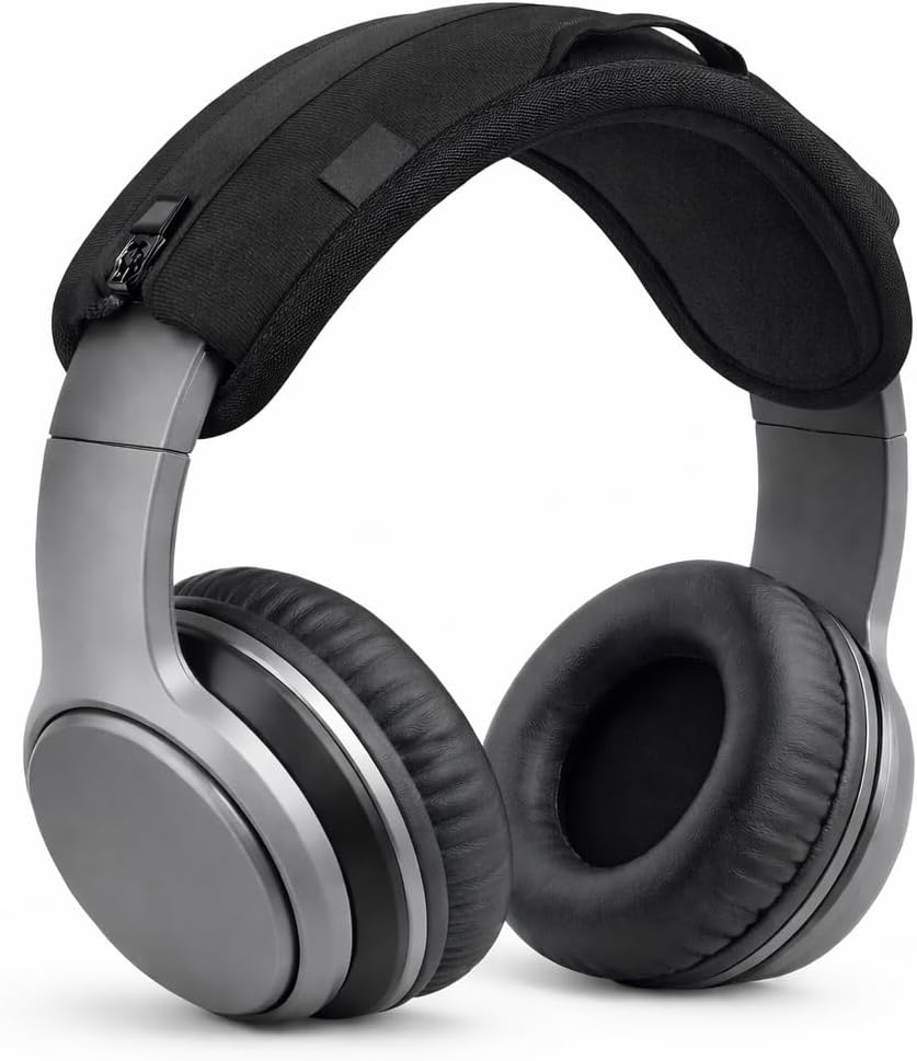 Mizi Headphone Headband Cover for Audio-Technica, Beat, Bose, Akg, Sennheiser, Replacement Cover/Headband Protectors/Top Pad Protector Sleeve - Black