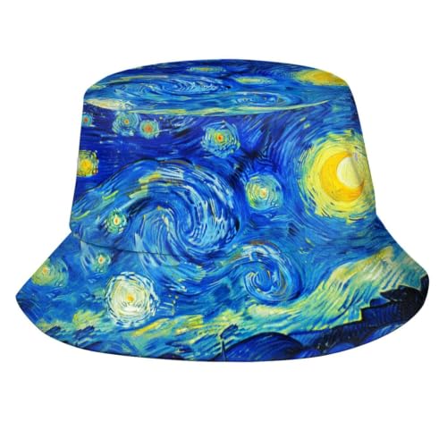 Image of Bucket Hat for Women Men, Fashion Print Outdoor Beach Hat Packable Sun Cap for Travel Hiking