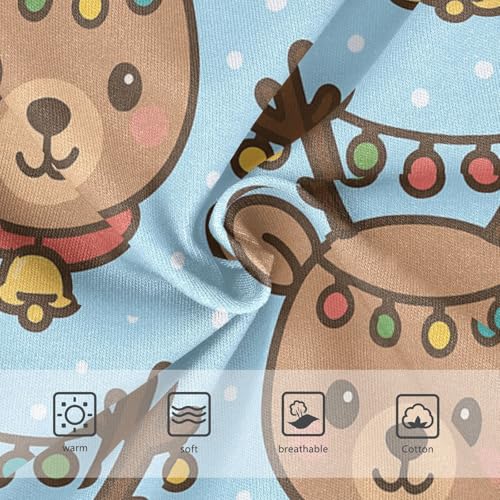 Girls' Hipster Triangle Panties Comfort Underwear for Girls Reindeer in Sizes 2T,3T, 4T, 5T, 6Y and 8Y3