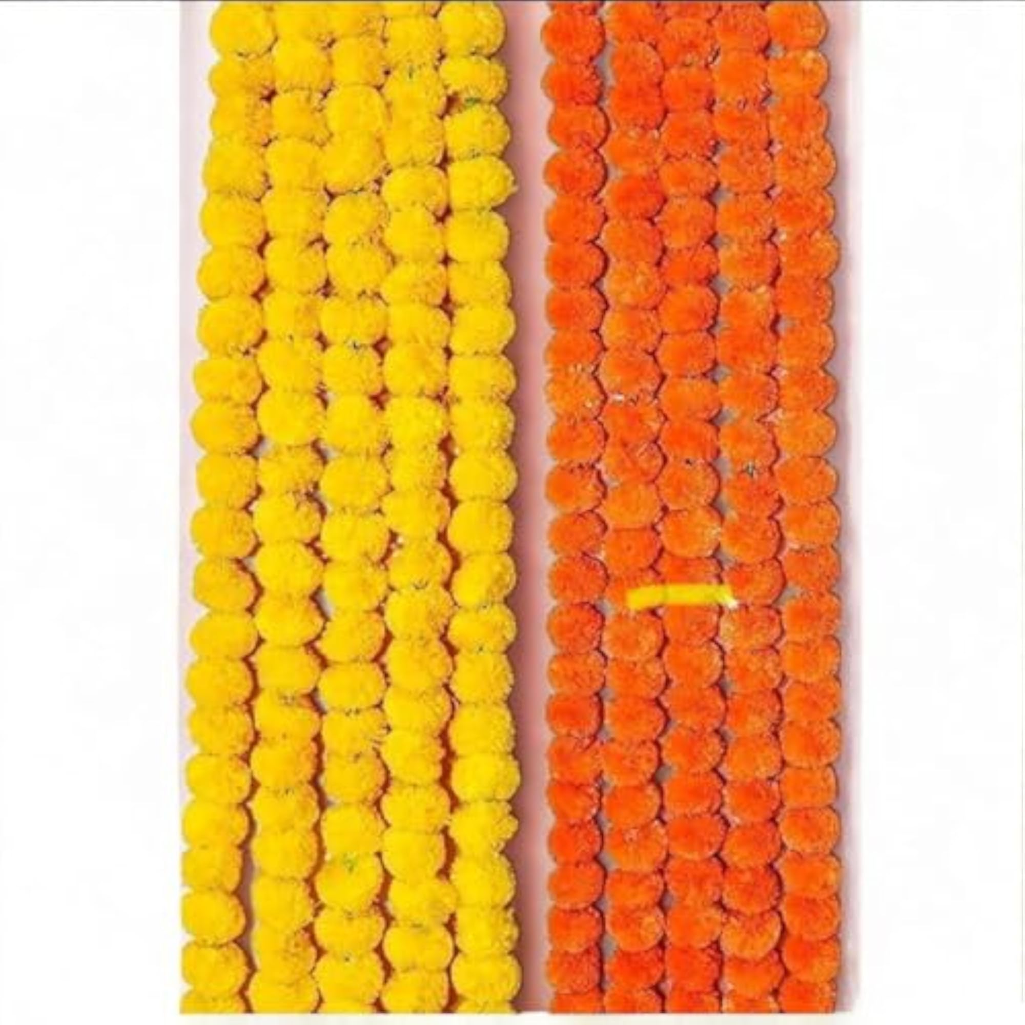 Handmade Artificial Marigold Garland for Decoration