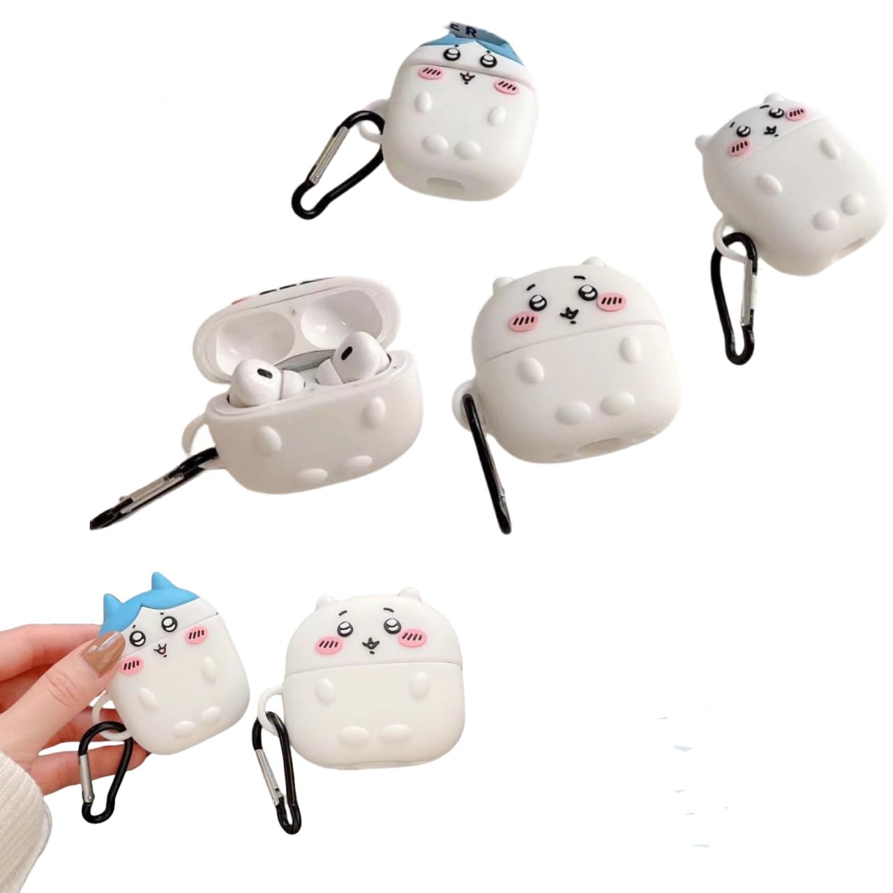 Amazon | Senyah ちいかわ イヤホンケース グッズ 保護カバーのリンゴ