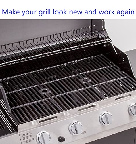 Gassaf Grill Grates Replace For Charbroil 463420508, 463420509, 463420511 463436213 463436214 463440109, Master Chef, Thermos, Backyard And Others Grills, 16 7/8" Cast Iron Grill Grates(Set Of 3) #TOP3