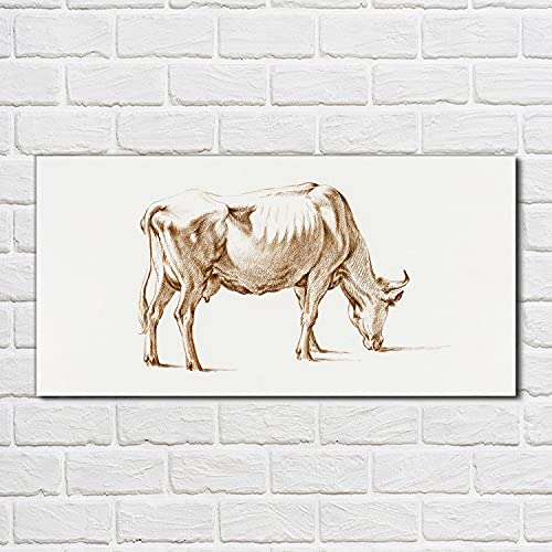 Tableau en verre vache pour masquer un mur vide avec style - 2