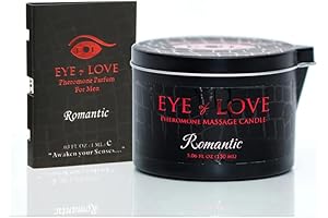 Eye of Love - Romantic - Pheromone Massage Oil Candle