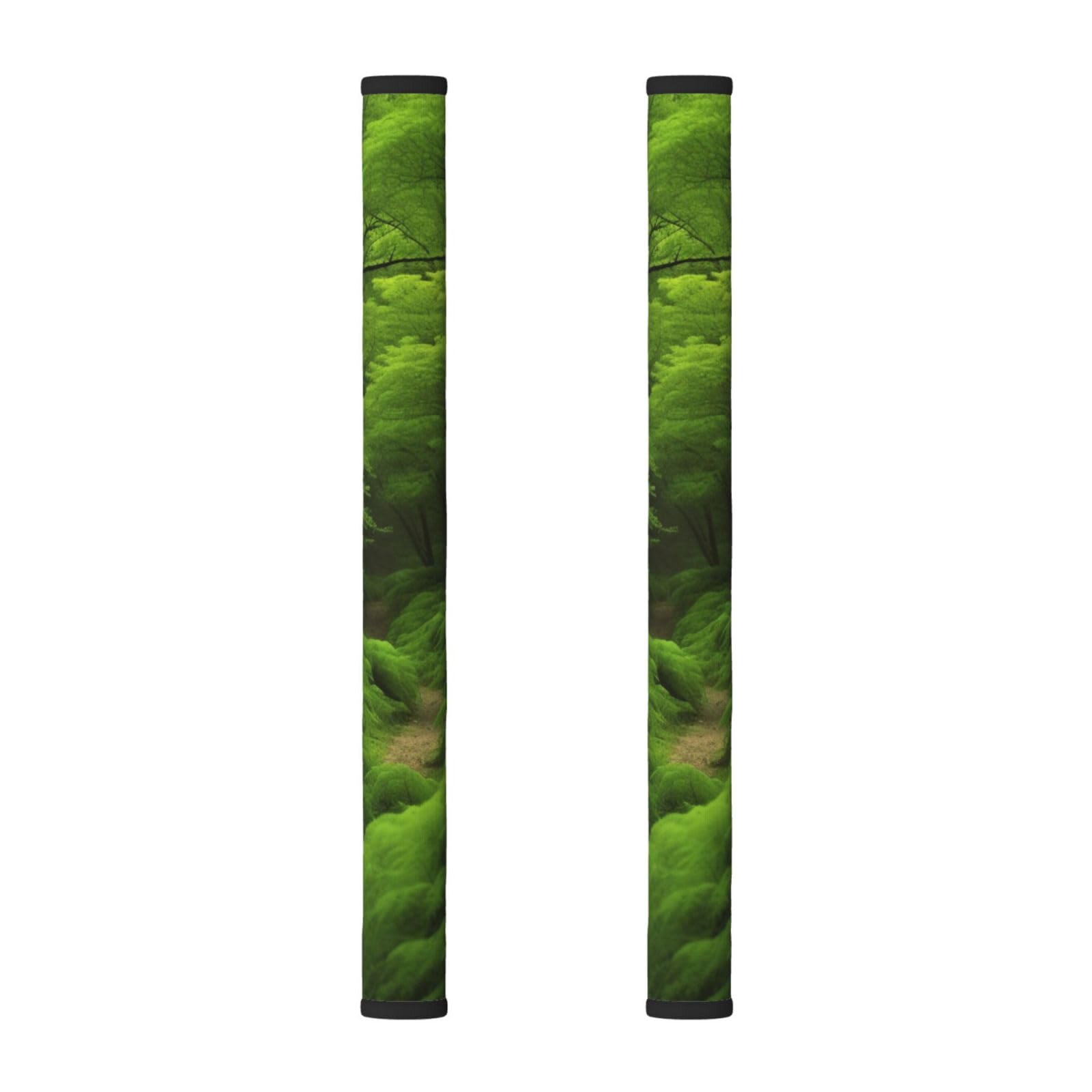 VGFJHNDF Refrigerator Door Handle Covers 2-Pack, Green Vegetation Printed Protect and Decorate for Fridge Ovens Dishwashers