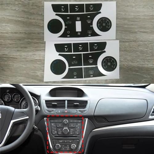 Kit réparation boutons Buick Encore 2013-2015 stickers AC radio - 3