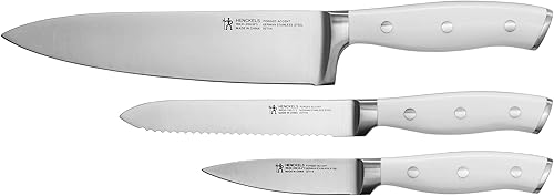 Henckels Forged Accent - Juego de iniciación de 3 piezas mango blanco