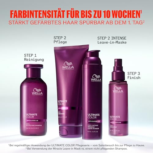 Wella Professionals ULTIMATE COLOR Shampoo Sulfatfrei – Schritt 1 (1l) – Ansicht 6