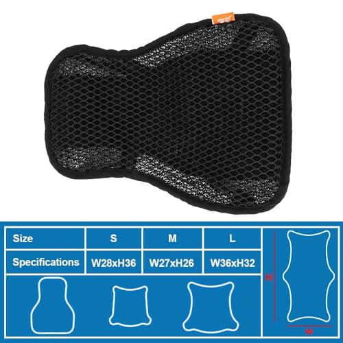 Accesorios tela para motocicleta transpirables para evitar sillines calientes 4