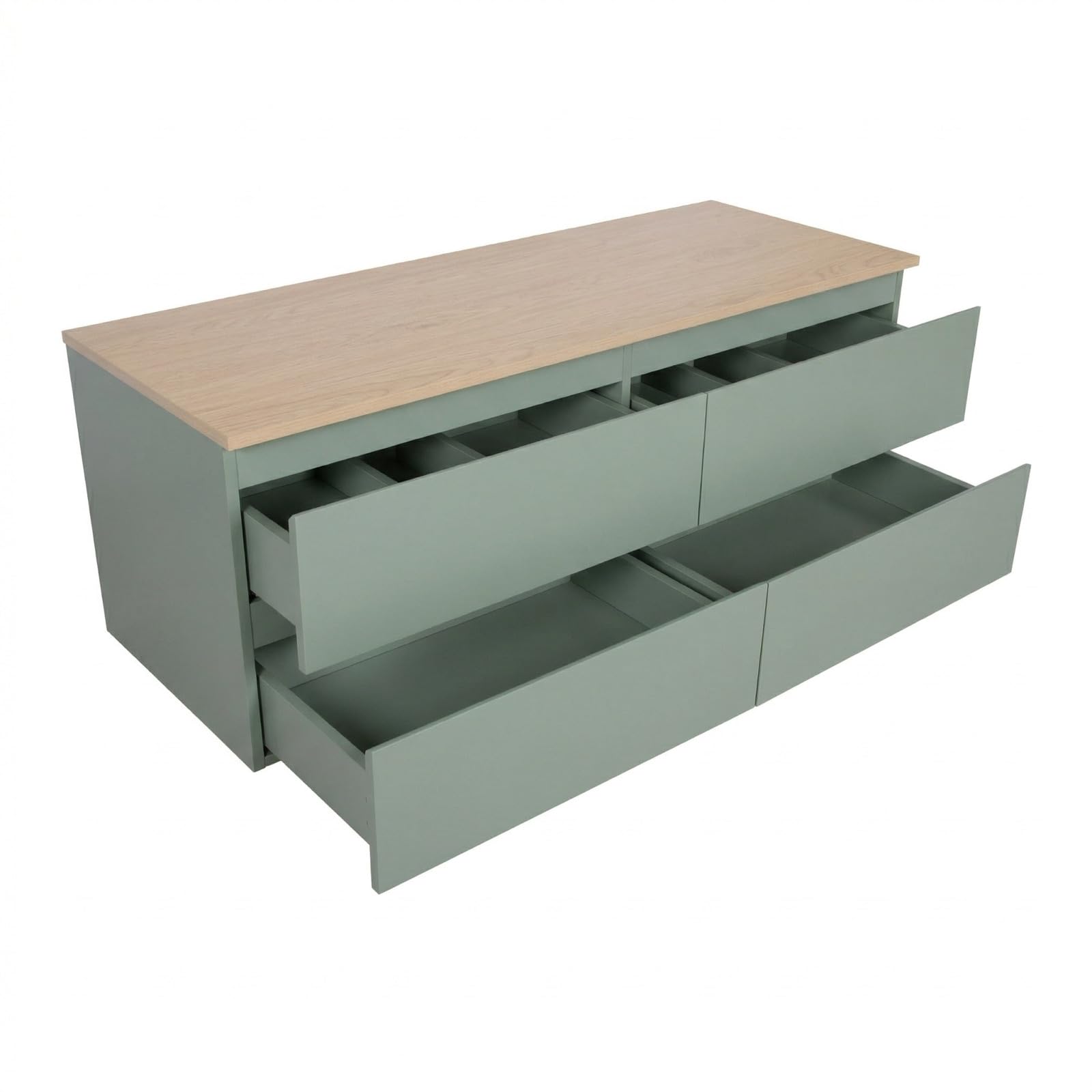 MOB-IN Ensemble Meuble Sorrento Double Vasque Suspendu 120cm