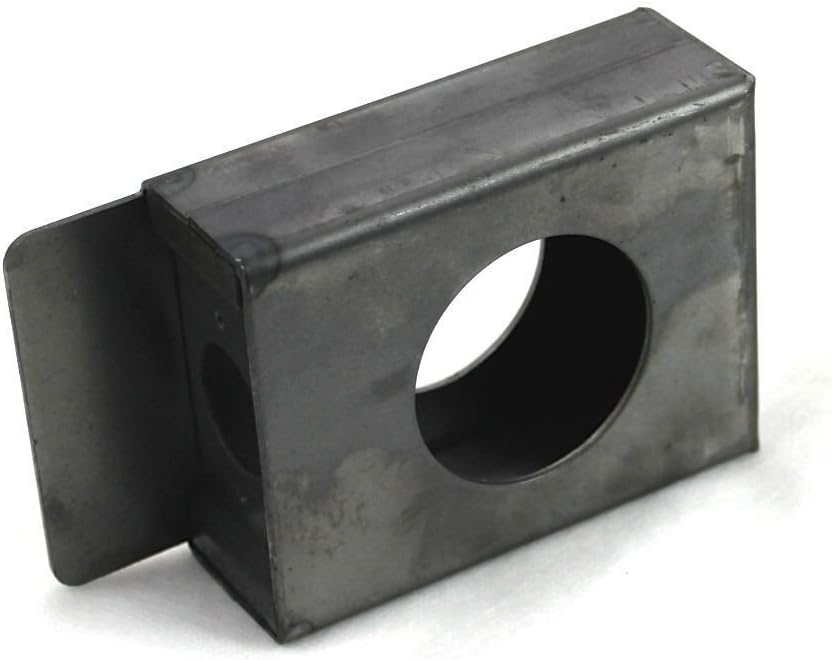 WYZBEN New Gate Lockbox Single Hole Weldable Steel 3 1/2" x 4 1/4" x 1 1/2" Unpainted