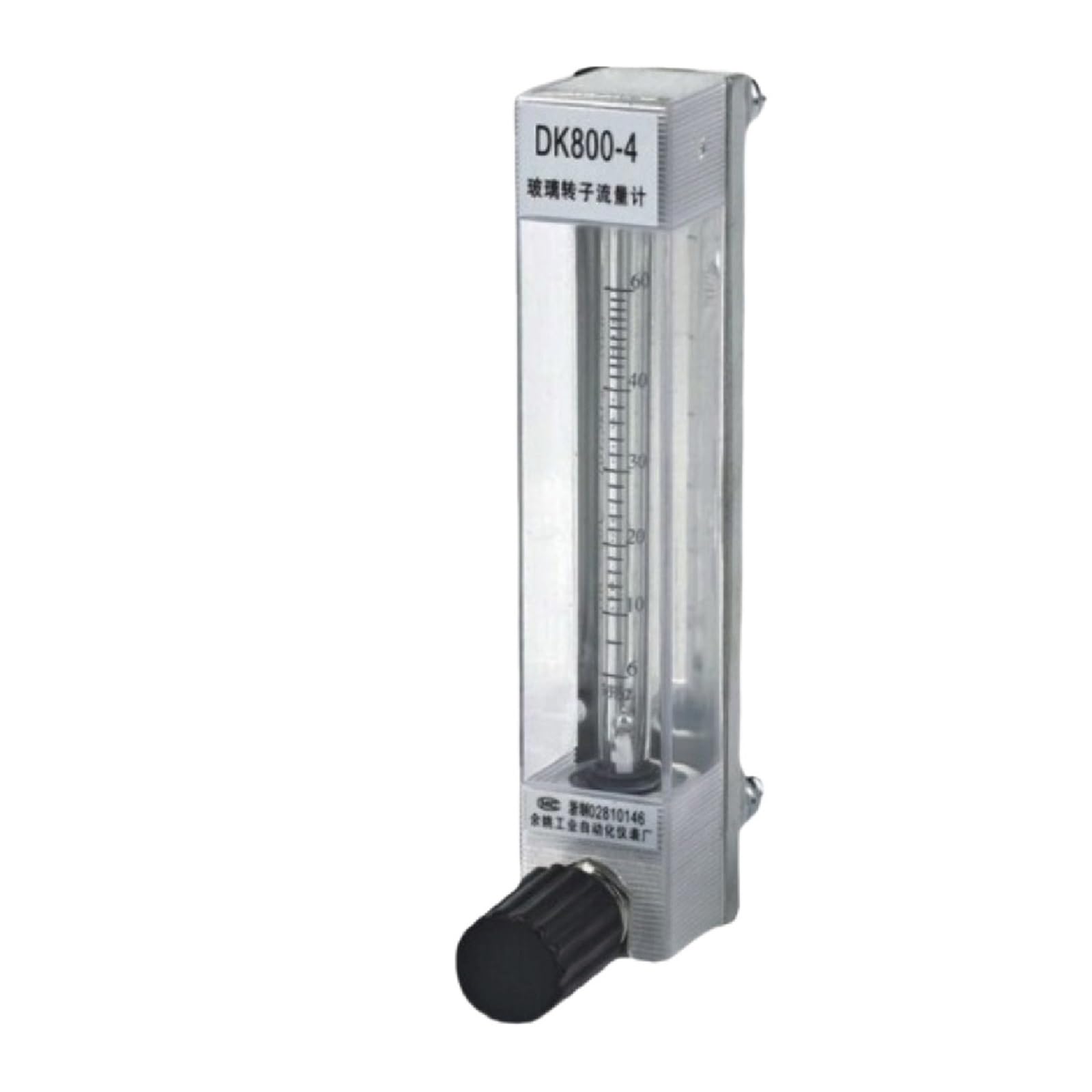 KSZHZYMGX DK800-4 Glass Rotameter Variable Area Flow Meter(0.8-8L-H)