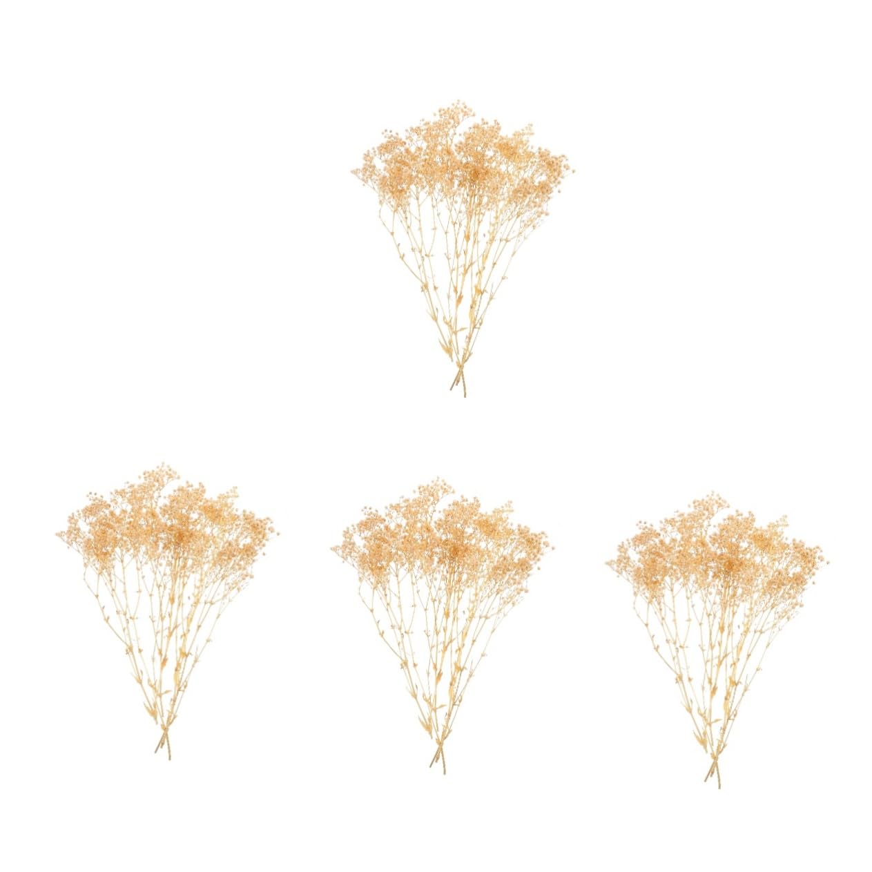 4 Pièces 1 Gypsophile Fleur éternelle Bouquet de Fleurs séchées décoration de Mariage Garden Party décoration de la Maison Bouquet ( 44 cm 40 g Un Bouquet) Marguerite ABOOFAN