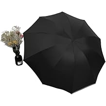 Large size super large umbrella for men and women, three-person double-use umbrella for sun and rain, strengthening, fol