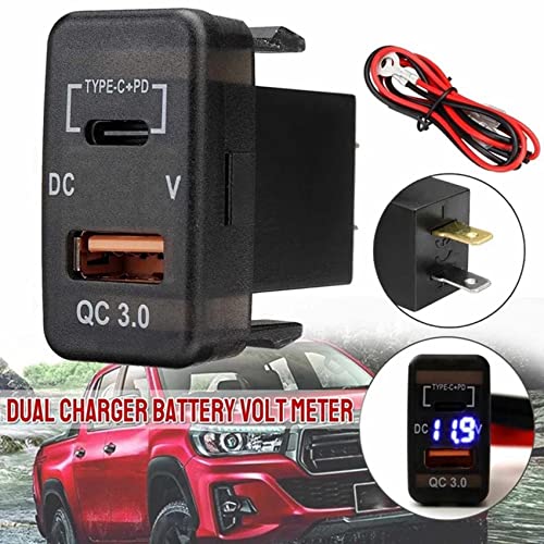 Cargador Rápido USB Dual QC3.0 para Coche en Rutas de Viaje con Prado 2