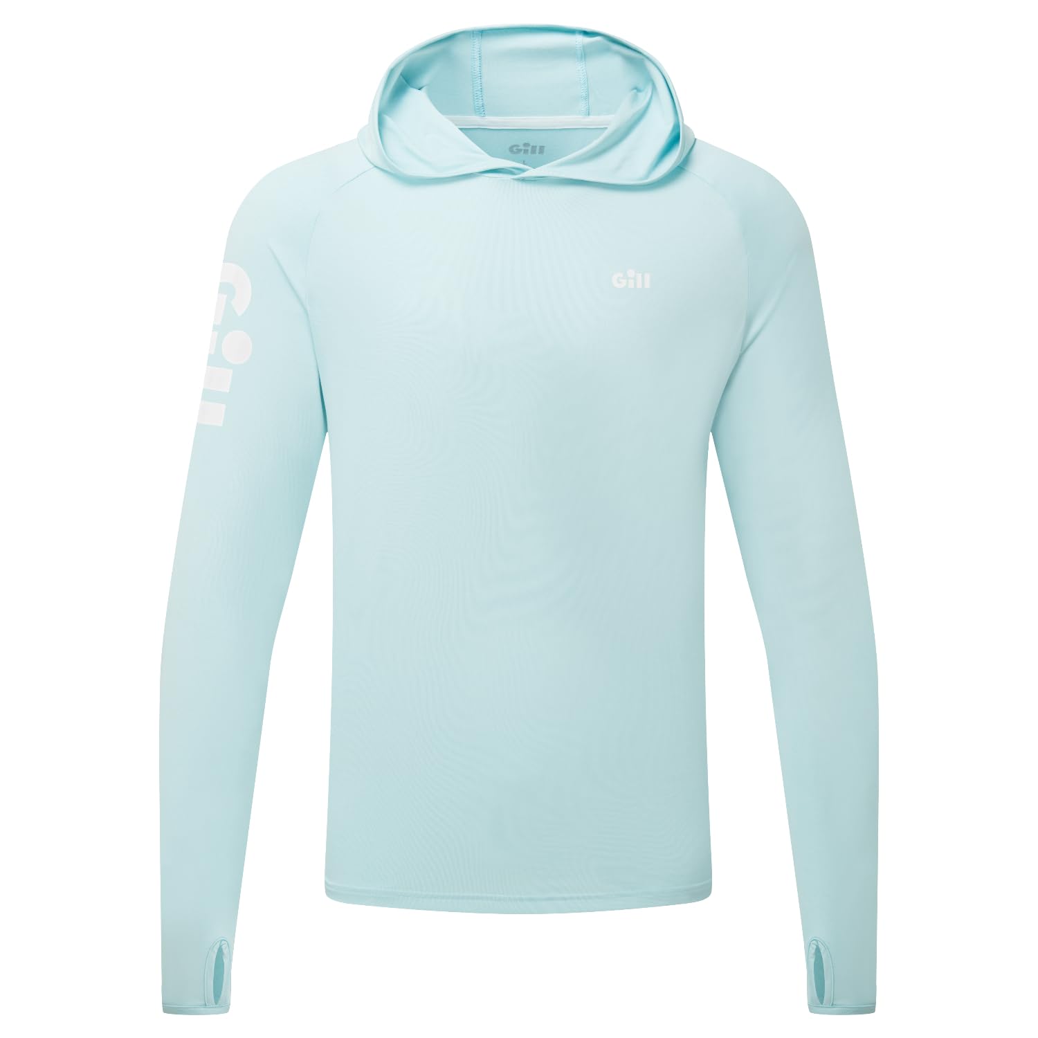 Gill Fishing Mens Infinity Hoodie - UPF 50+ Sun Protection, Quick Dry & Moisture Wicking (Blue, L)