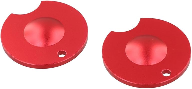 Aluminum Alloy Pool Cue Tip Sander with Scuffer Side for Dome Shape and Chalk Retention Maintenance in For Billiards (Red)