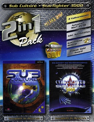 2 in 1 Starfighter 3000 + Sub Culture Cover