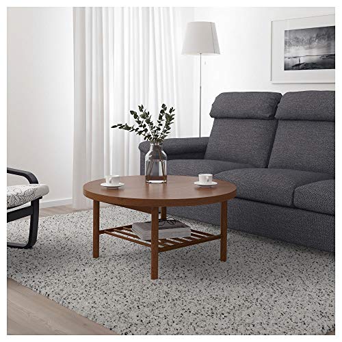 Table basse marron durable 90 cm au design élégant et robuste - 3