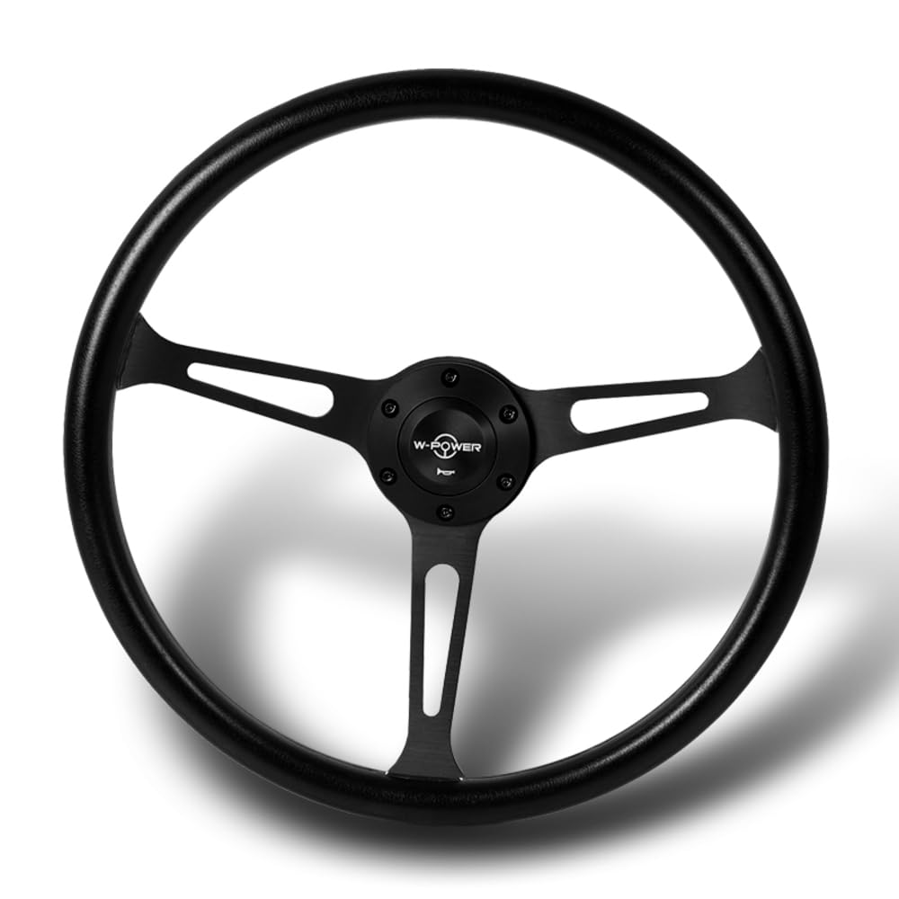Amazon.co.jp: W-Power、15インチ強化380mm 6ボルト穴アルミニウム