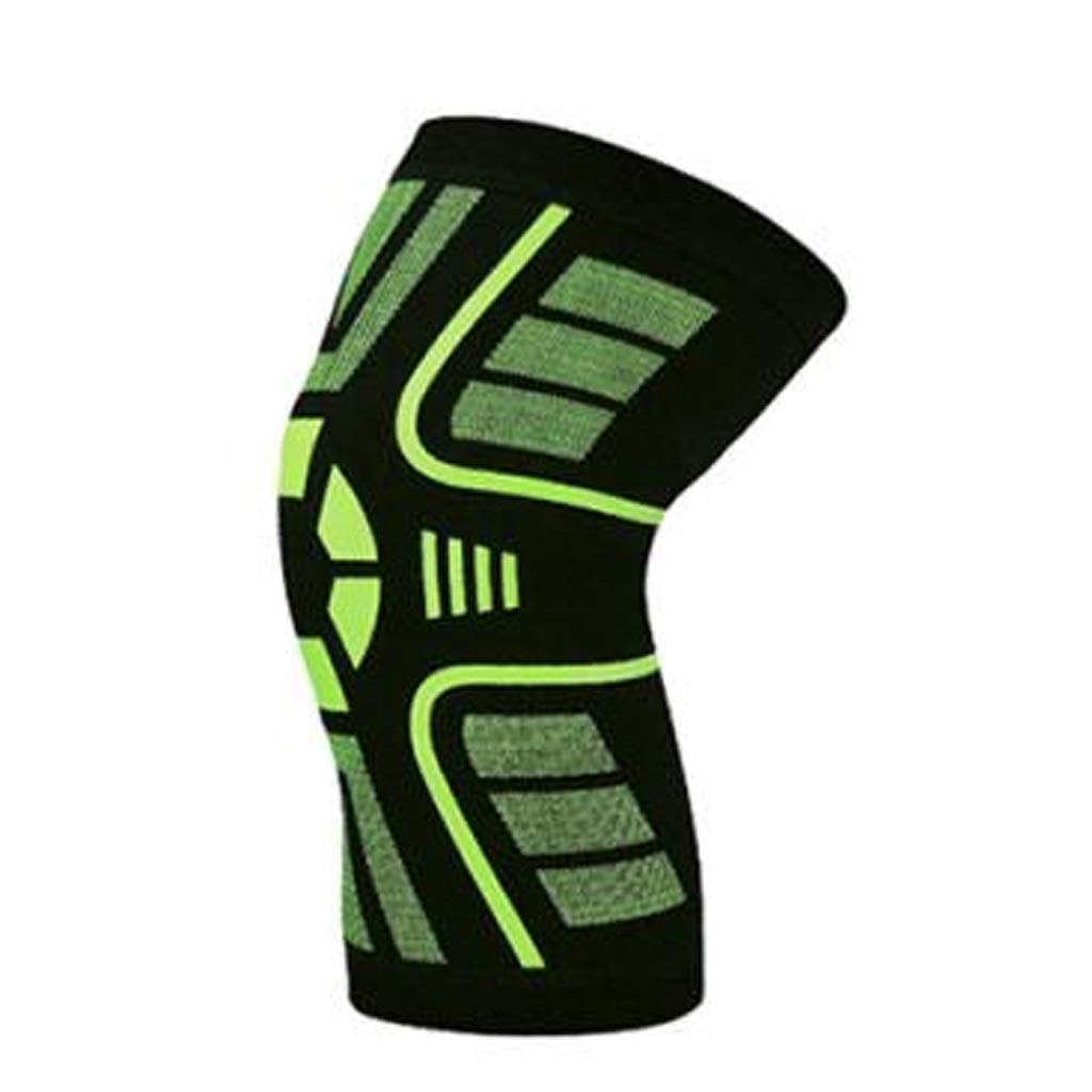 1 Paire genouillère Protecteur attelle Printemps genouillère Basket-Ball Course Genou Manchon Soutien Sport genouillères Fitness genouillère(Argento,XL)