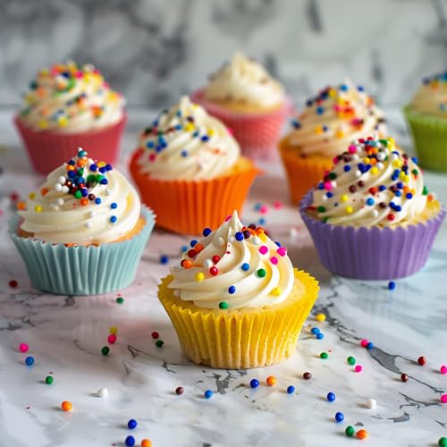 Gusto [500Pcs] Mini Cupcake Liners For Baking thumb #6