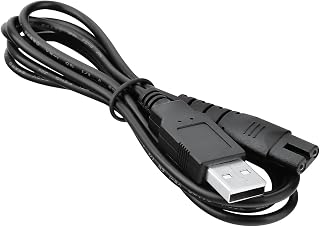2-Pin USB Charging Cord 5V Power Supply Charger Cable Compatible with Liberex FC2660 Cordless Portable Oral Irrigator Water Flosser imbesel Micozy Nicefeel FC1591 Nice Feel FC256 FC 2660 1591