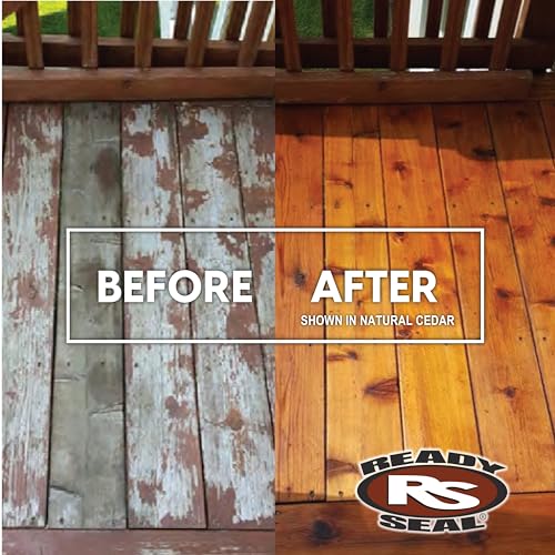 Image of Ready Seal 112 Stain and Sealer, Natural Cedar, 1 gal, Can