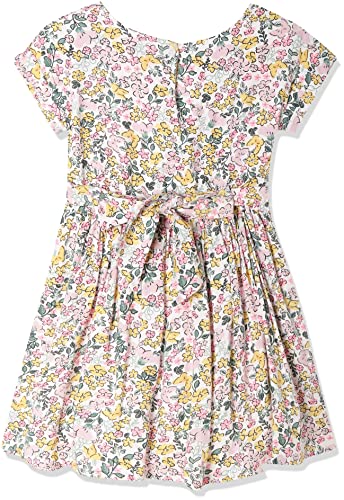 Image of Max Girl Floral Printed Round Neck A-Line Standard Length Dress